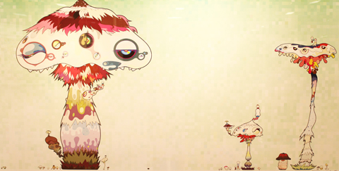 work-takashi-murakami-hypha -will-cover-the-world-little-by-little work-takashi-murakami-hypha -will-cover-the-world-little-by-little