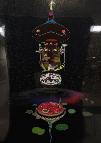 work-takashi-murakami-nizyuurasen-kuro work-takashi-murakami-nizyuurasen-kuro